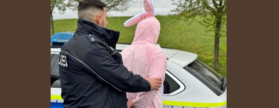 Polizei Westhessen nimmt Osterhasen fest