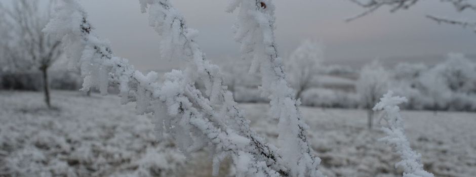 Schnee und Glatteis für Rheinhessen erwartet
