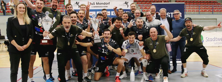 Volleyball: TuS Mondorf gewinnt letztes Heimspiel und wird zum Meister gekrönt (mit Video)