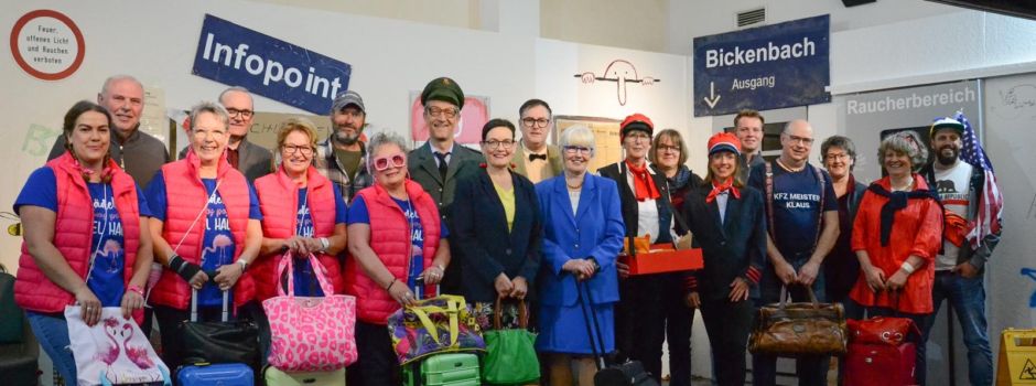 Saalpänz erobern den Bickenbacher Hauptbahnhof 🚂