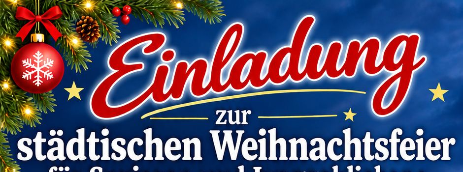 Weihnachtsfeier für Senioren und Junggebliebene