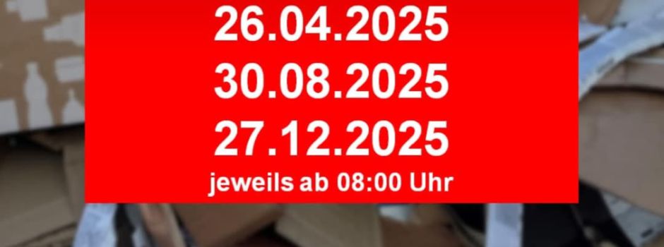 Feuerwehr sammelt Altpapier