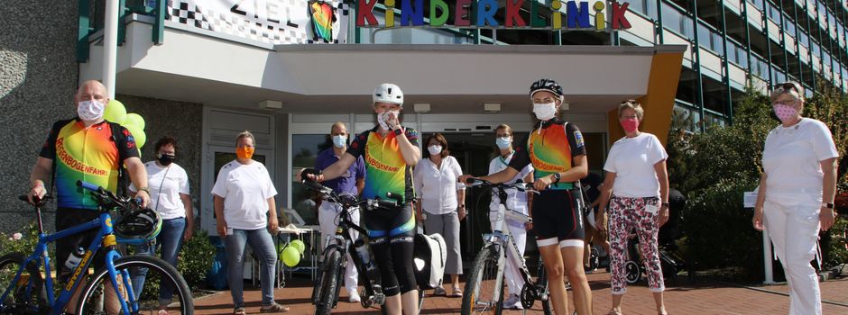 Regenbogenfahrer mit Alternativkonzept