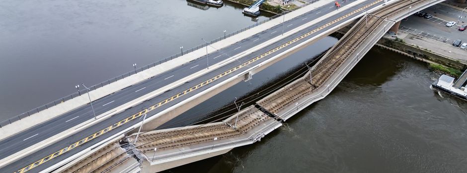 Brückeneinsturz in Dresden - Desaster mit glimpflichem Ende