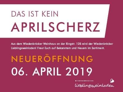 Werbung: Aus Wiedenbrücker Weinhaus wird Wiedenbrücker Lieblingsweinladen