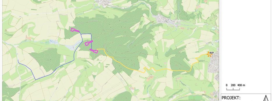 Vollsperrung im Bereich Alter Postweg / Schlemsweg / Stettener Fahrweg wegen Bauarbeiten an Windkraftanlagen