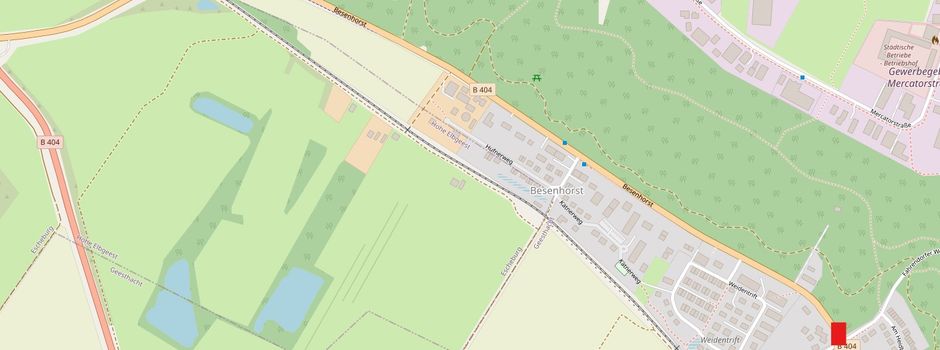 Besenhorst: Bäume am Hang werden bearbeitet - Verkehrsbehinderungen