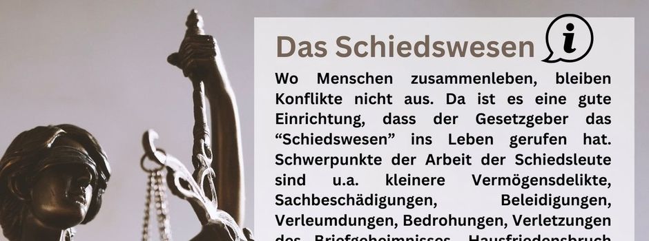 Gemeinde sucht für Gerlfangen und Oberesch eine/n (stellv.) Schiedsmann / Schiedsfrau