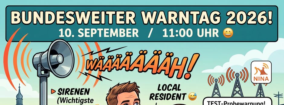 Bundesweiter Warntag 2026: Darum wird es am 10. September laut! 🚨📱