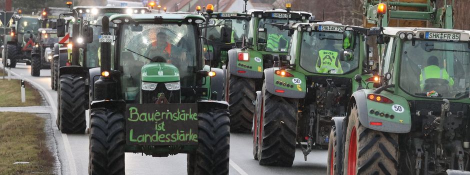 Konvois, Demos, Blockaden: Bauernproteste gegen Agrarpolitik