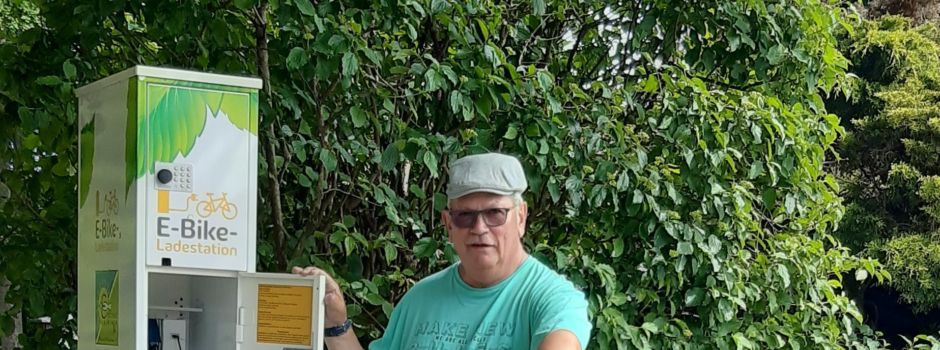 E-Bike-Ladestation am Kurpark in Ehlscheid