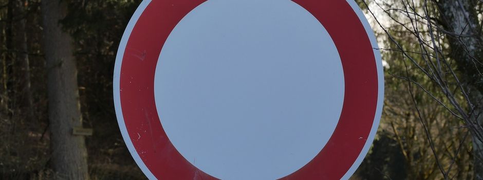 Vollsperrung der K 6 bei Schwollen