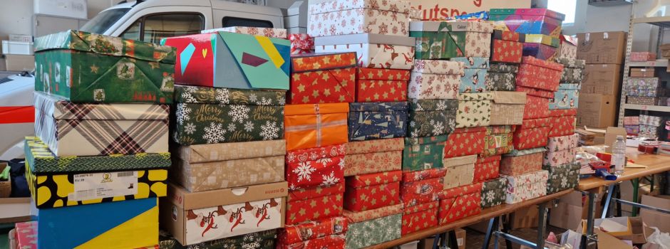Aktion "Weihnachten im Schuhkarton" für 2024 wieder erfolgreich beendet