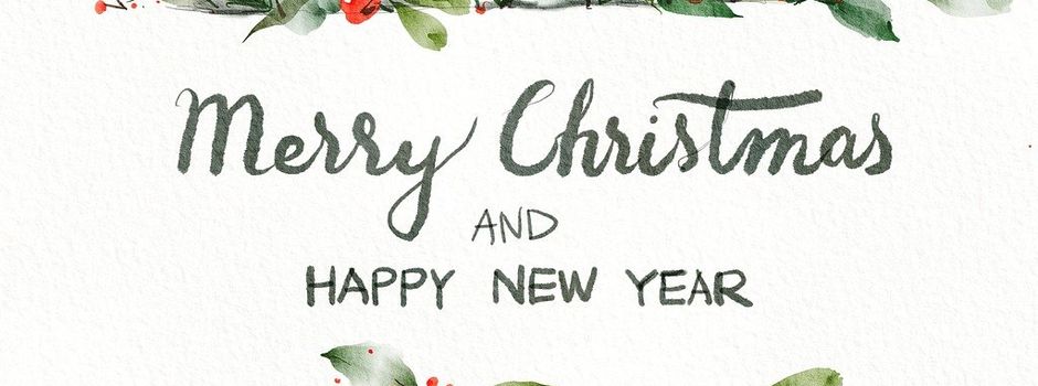 Frohe Weihnachten und einen guten Rutsch ins neue Jahr!