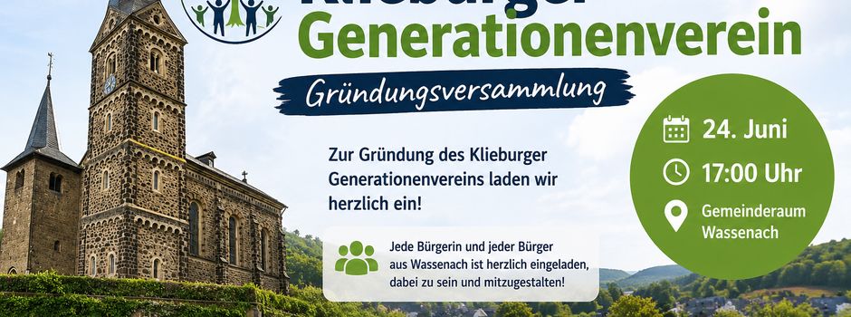 Gründung des Klieburger Generationenverein e.V. – Herzliche Einladung

