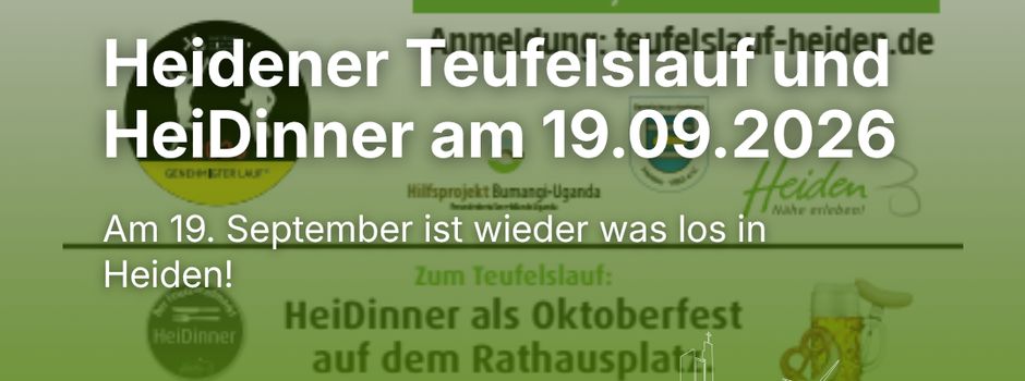 Am 19. September ist wieder was los in Heiden