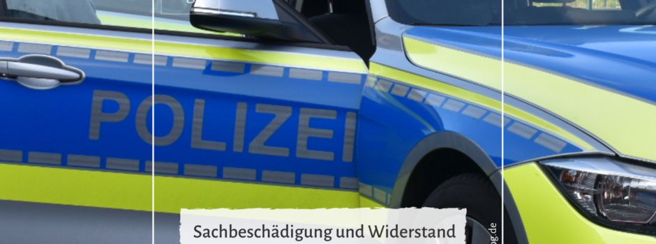 Sachbeschädigung, Widerstand und Gewahrsam