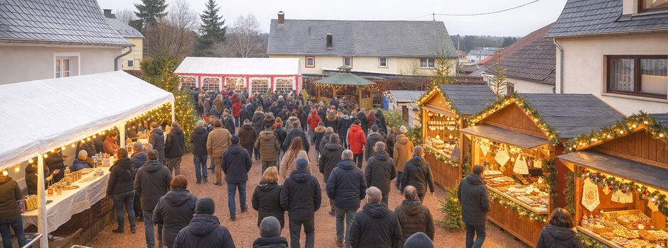 Romantischer Weihnachtsmarkt