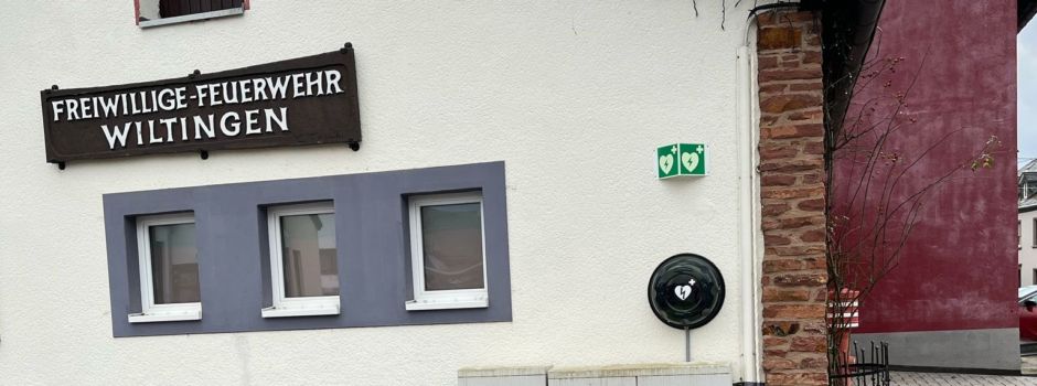 Defibrillator am Dorfplatz