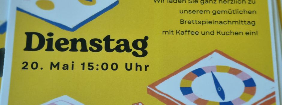 Einladung zum Spielenachmittag