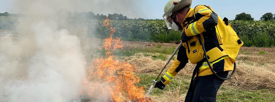 Erfolgreiche Vegetationsbrandübung der Feuerwehr