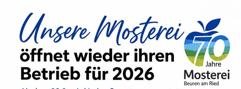 70 Jahre Mosterei Beuren am Ried
