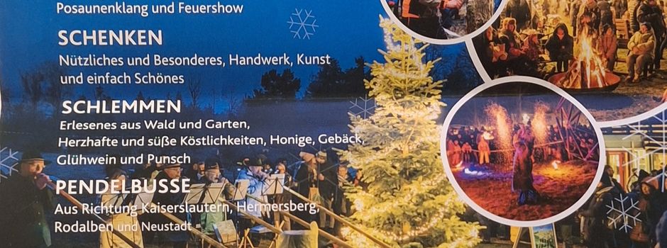 Romantische Waldweihnacht