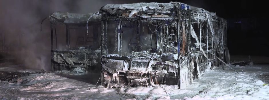 War es Brandstiftung? Drei Schulbusse in Zell an der Mosel ausgebrannt