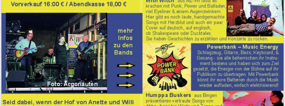 Rock & More 
Last Summer-Night – Ein Abend, fünf Bands!