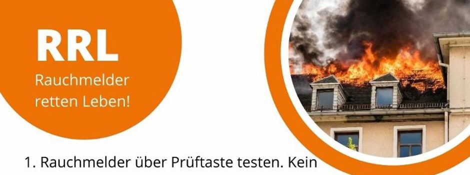 Rauchmelder retten Leben: 