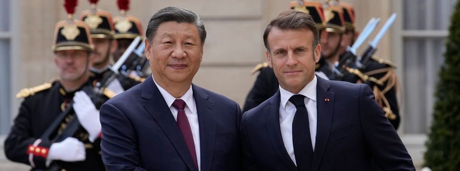 Von der Leyen und Macron: Kooperation mit China wichtig