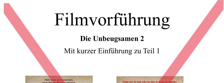 Filmvorführung fällt aus!