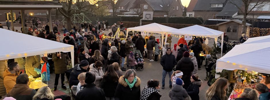 Erster weihnachtlicher Winterzauber des Jahres an der Bolandschule