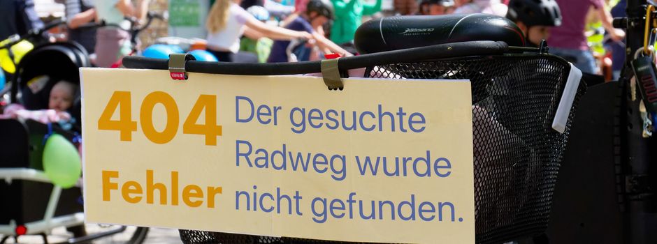 „Der gesuchte Radweg wurde nicht gefunden“
