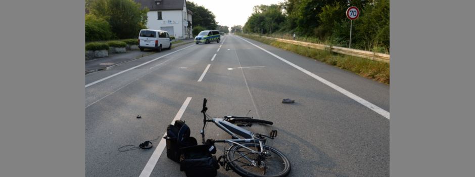 Radfahrer bei Unfall lebensgefährlich verletzt