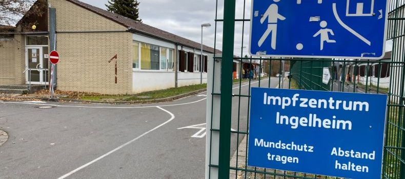 Der Betrieb im Impfzentrum des Landkreises Mainz-Bingen ist gut angelaufen