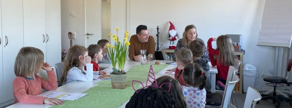 Einladung des Kinderparlaments: Bürgermeister besucht Kita St. Willibrord
