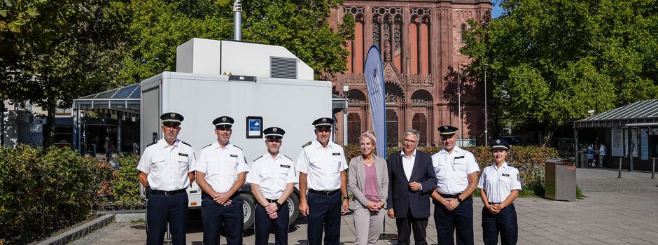Wiesbaden setzt mobile Videoüberwachung am Luisenplatz ein