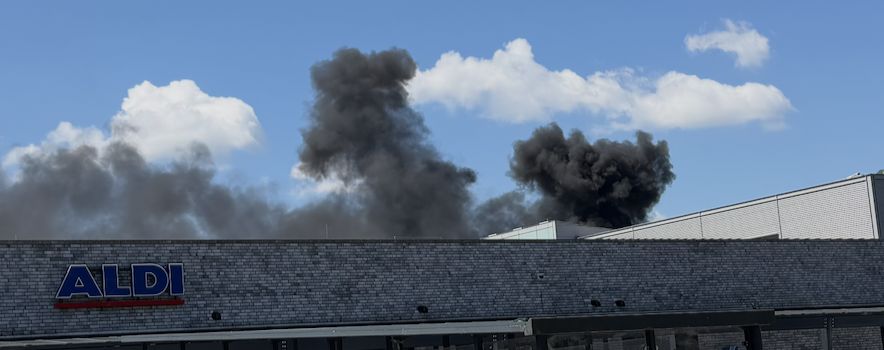 Brand mit starker Rauchentwicklung