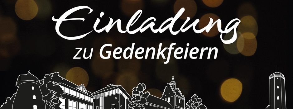 Gedenkfeiern zur Reichspogromnacht und zum Volkstrauertag