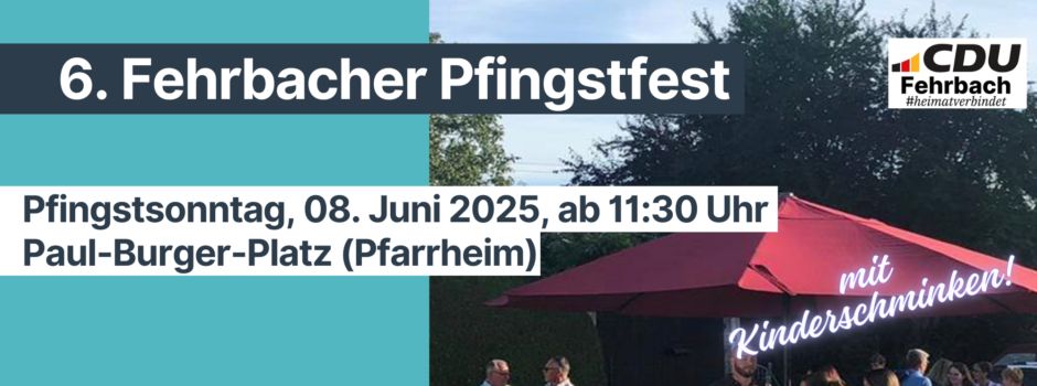6. Fehrbacher Pfingstfest