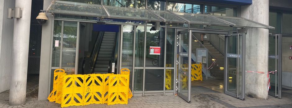 Rolltreppe im Mainzer Hauptbahnhof seit zwei Monaten außer Betrieb