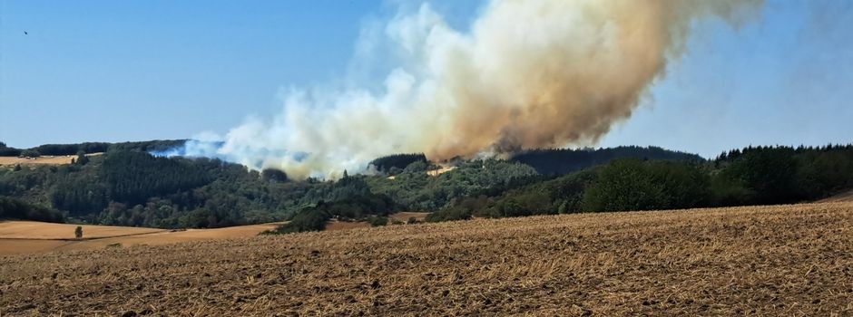 Waldbrand bei Langscheid