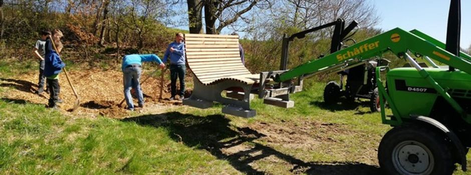 Neue Wellness-Liegebank bietet schöne Aussicht