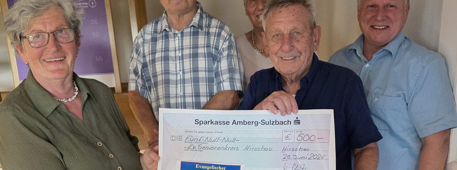 Evangelischer Seniorenkreis freut sich über 500-Euro-Spende des Förderkreises Altenhilfe