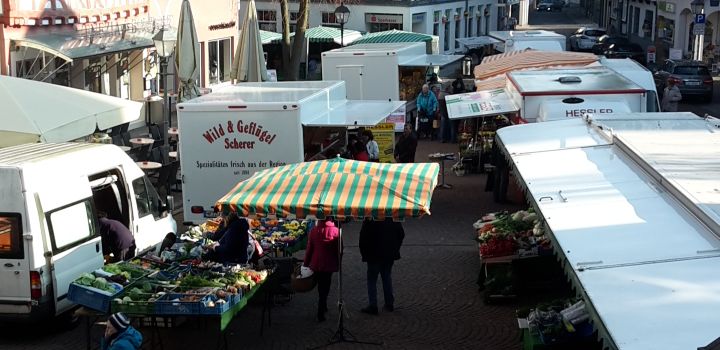 Vorverlegung Wochenmarkt