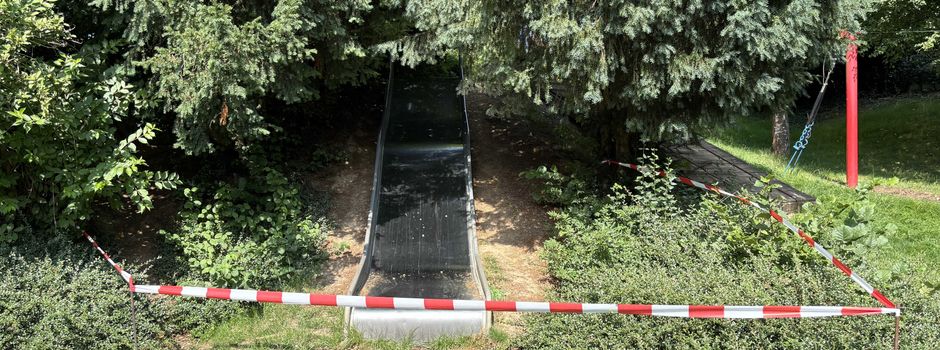 Kinderspielplatz Luckenbach, Achtung Erdwespen!