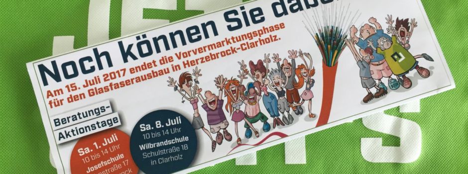 Breitbandausbau: Zusätzliche Beratungs-Aktionstage Anfang Juli