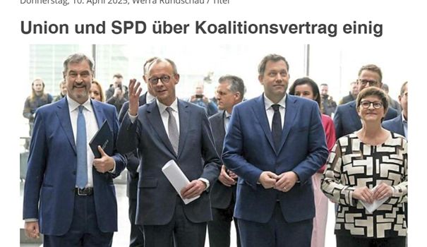 Der Koalitionsvertrag der Bundesregierung