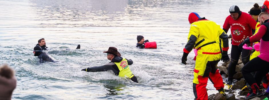 Eiskaltes Bad in Mainz: Schwimmen für trauernde Eltern und Kinder